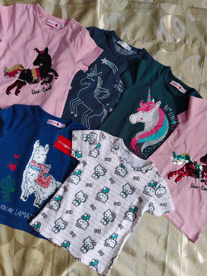 Adorable Boboli Graphic Tees Set - Size 2T / 2 Years 🦄 Bundle (Category: Babies & Kids Fashion) located in Baguio. Submitted by pisces_beattidue23 (Listing ID 1461160011, Image 2). Description: Adorable Boboli Graphic Tees Set - Size 2T / 2 Years 🦄.