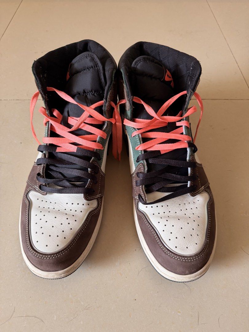 Air Jordan 1 High OG "Travis Scott" (Category: Sneakers) located in Davao. Submitted by ralphlorenz6 (Listing ID 1461130453, Image 2). Description: WTS/SELLING Air Jordan 1 High OG ‘Hand Crafted’ Sizes: US 13 | UK 12 | EUR 47.5 | 31 CM RFS: Decluttering MOP: Gcash or Bank Transfer Shipping nationwide via J&T/Flash Express PM for more inquiries.