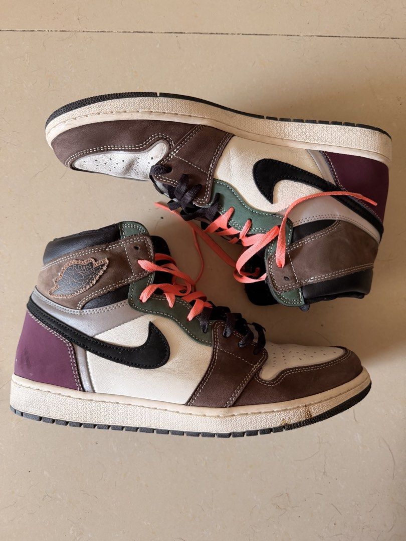 Air Jordan 1 High OG "Travis Scott" (Category: Sneakers) located in Davao. Submitted by ralphlorenz6 (Listing ID 1461130453, Image 1). Description: WTS/SELLING Air Jordan 1 High OG ‘Hand Crafted’ Sizes: US 13 | UK 12 | EUR 47.5 | 31 CM RFS: Decluttering MOP: Gcash or Bank Transfer Shipping nationwide via J&T/Flash Express PM for more inquiries.