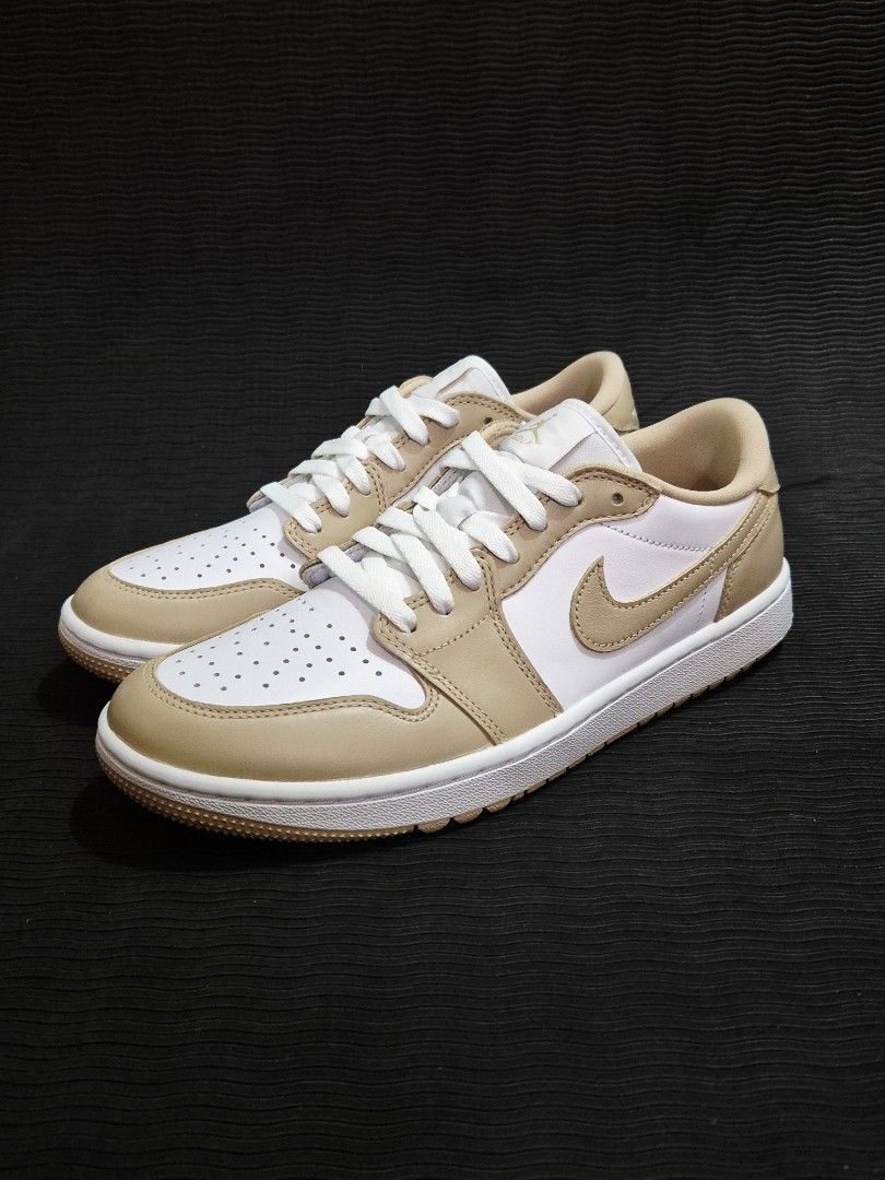 Air Jordan 1 Low Golf 'White Linen' (Category: Sneakers & Footwear) located in Manila. Submitted by jrtgunao32451 (Listing ID 1461216273, Image 3). Description: ▪︎Php 4,500 (Below SRP: Php 7,595) ▪︎Size: 8.5 US | 9.5 US Men's ▪︎Brand new with OG box + extra lace. ▪︎Proof of previous transactions: 📌 Follow us on FB and IG: jjcsoles 📌 ▪︎Mode of Payment: Gcash /BPI /BDO 🚚 Lalamove / LBC (Shipping fee will be shouldered by the buyer) 📍Meet-up (Ne
