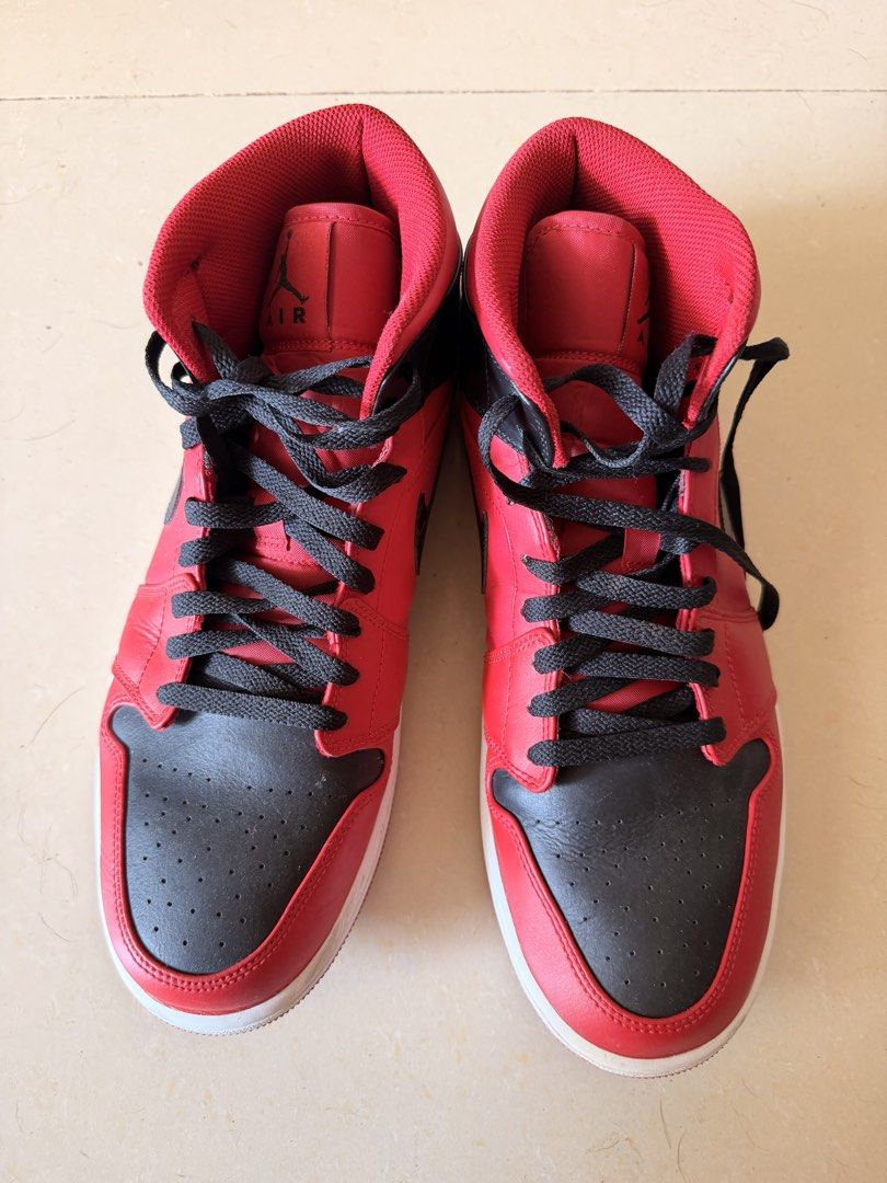 Air Jordan 1 Mid Red Black (Category: Sneakers) located in Davao. Submitted by ralphlorenz6 (Listing ID 1461129400, Image 2). Description: WTS/SELLING Air Jordan 1 Mid ‘Reverse Bred’ Sizes: US 13 | UK 12 | EUR 47.5 | 31 CM RFS: Decluttering MOP: Gcash or Bank Transfer Shipping nationwide via J&T/Flash Express PM for more inquiries.