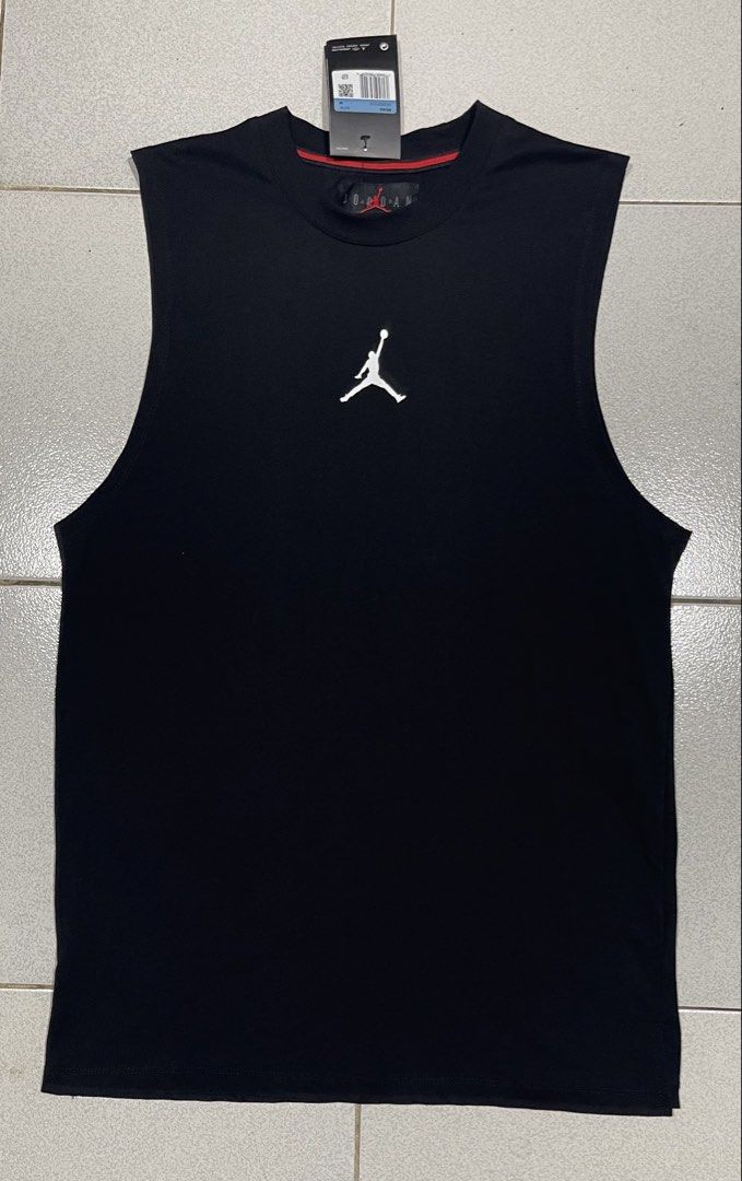 Air Jordan Sleeveless (Category: Activewear) located in Mandaue City. Submitted by MJ_80 (Listing ID 1461203500, Image 1). Description: Mens Air Jordan Black Sleeveless Medium Dimes: 18 X29 See photos for measurements Price: 1,300.
