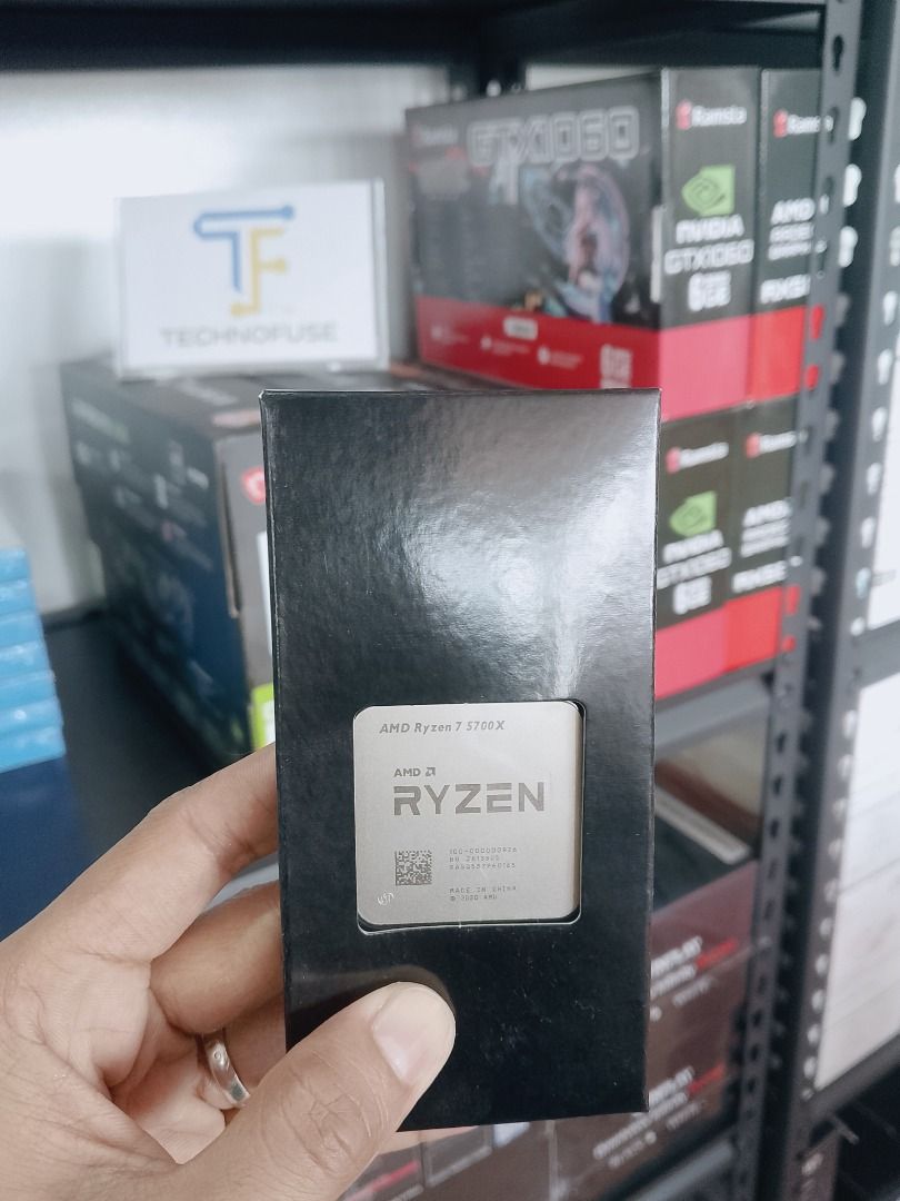 AMD Ryzen 7 5700X Processor Tray Type (Category: Computer Parts) located in Pasig City. Submitted by technofuseofficial (Listing ID 1461219702, Image 2). Description: AMD Ryzen 7 5700X Processor Tray Type Brand New and Original Items Store Location: 3Rd Floor Unit 303, 604 Shaw Boulevard, Barangay Kapitolyo, Pasig City Same Day Delivery: - Lalamove delivery within Metro Manila - For walk-ins: Always PM first for item availability - We are also op