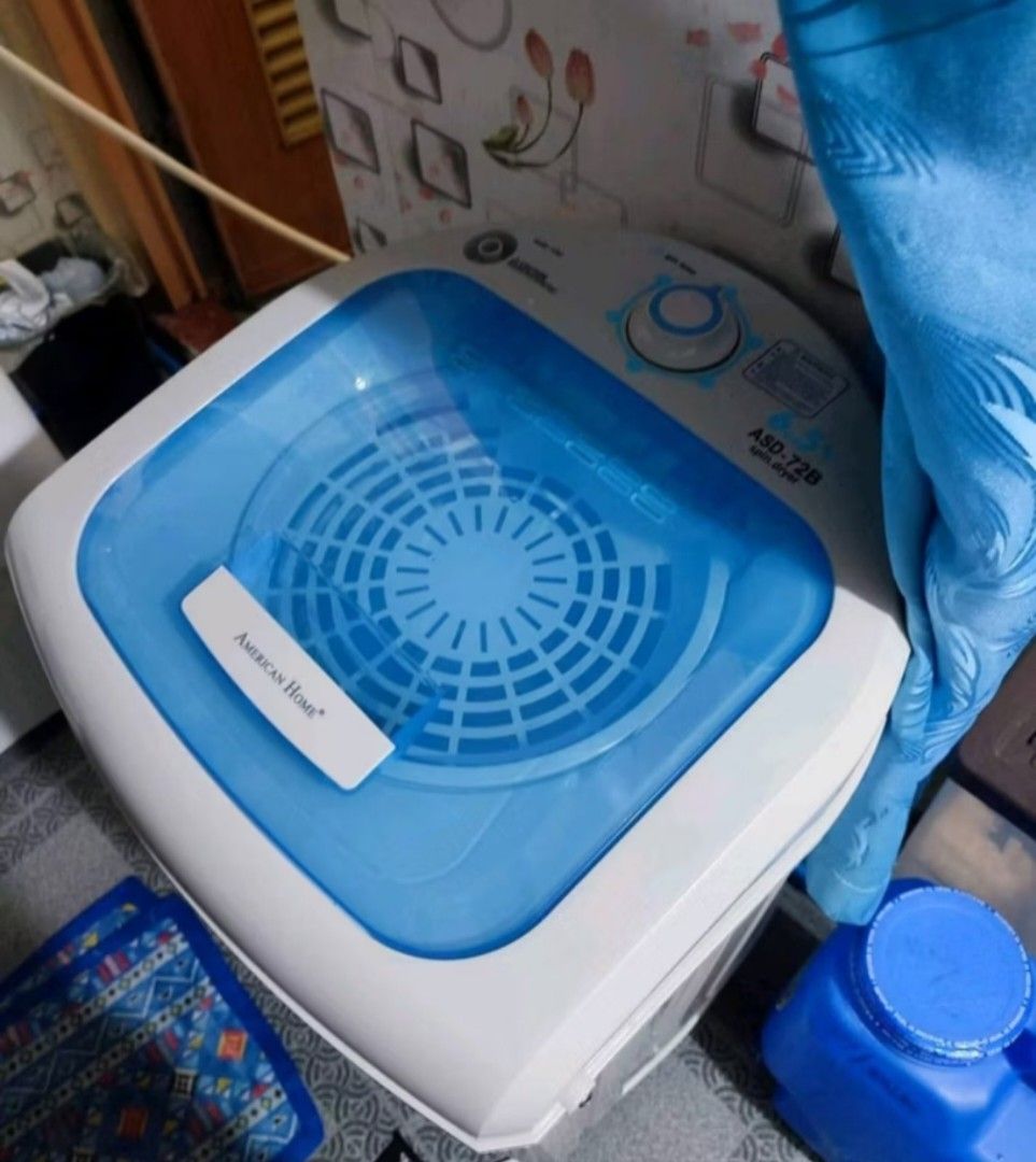American Home Spin Dryer ASD-D72B (Category: Washing Machines and Dryers) located in Manila. Submitted by jen.marasigan (Listing ID 1461115515, Image 1). Description: - American Home Spin Dryer - Model: ASD-D72B - Capacity: 6.5kg - Quickly dries your laundry - Compact and easy to operate - Save time on your laundry chores.
