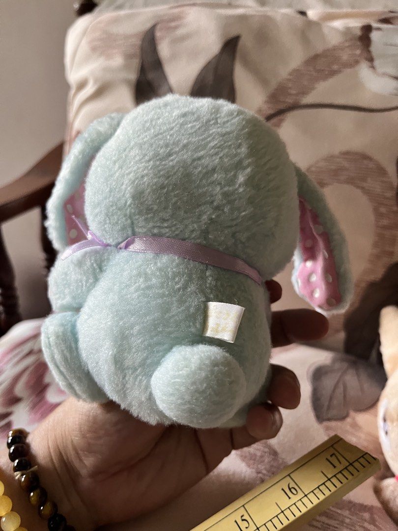 Amuse bunny light blue #10 (Category: Designer & Blind Box Toys) located in Paranaque City. Submitted by bonsaiart (Listing ID 1461237512, Image 3). Description: Pre owned Good condition 300 +sf No to cod/ cop/meetup No breaking of bundle or set Payment via gcash or Paymaya Shipping via j&t.