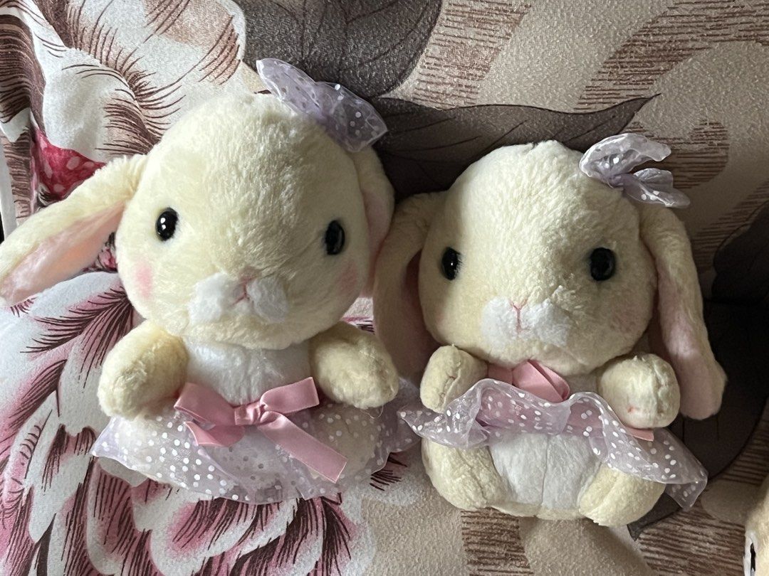 Amuse bunny light yellow (set#3) (Category: Designer & Blind Box Toys) located in Paranaque City. Submitted by bonsaiart (Listing ID 1461232821, Image 1). Description: Pre owned Good condition Selling as set 750+sf No to cod/ cop/meetup No breaking of bundle or set Payment via gcash or Paymaya Shipping via j&t.