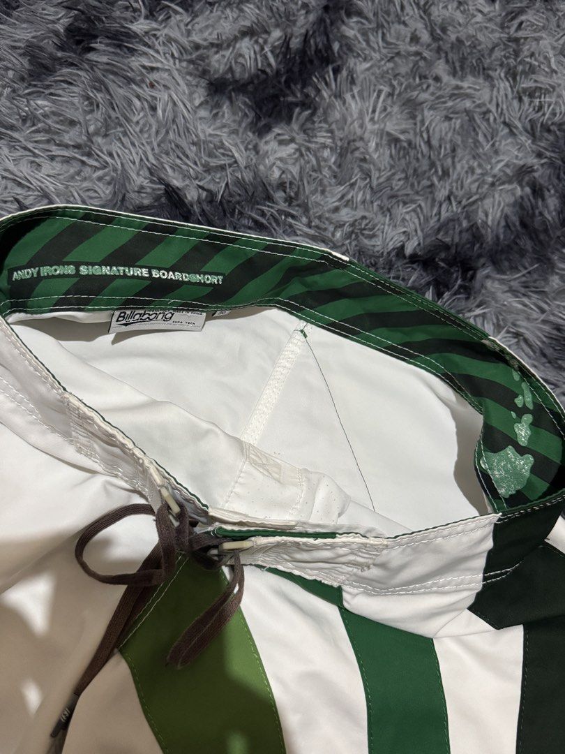 Andy Irons signature board shorts (Category: Shorts) located in Manila. Submitted by forbidden.thrift (Listing ID 1461126705, Image 3). Description: andy irons billabong signature boardies good condi dimes 32x22 rare item with billa wax comb .