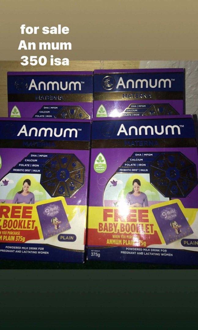 ANMUM FOR SALE (Category: Breastfeeding & Bottle Feeding) located in Quezon City. Submitted by vinyelle2331 (Listing ID 1461217956, Image 1). Description: ANMUM FOR SALE. 300-350 PESOS ONLY PM ME SA GUSTO BAGONG BAGO MAY ISA LNG AKONG BINUKSAN NA ANMUM MASARAP SYA SUPER BILI NA PO KAYO.