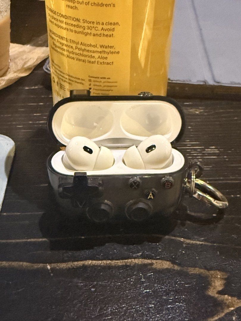 Apple AirPods Pro 2 (Category: Earphones) located in San Pedro. Submitted by pierceo (Listing ID 1461260824, Image 1). Description: - Apple AirPods Pro 2 - Includes case - Original box included with tips - Fully functional - Bought last year in Apple Orange App - Issue (Sometimes have an air sound on the left ear; noticeable if silent environment and no playing sound) -FIRM ON MY PRICE.