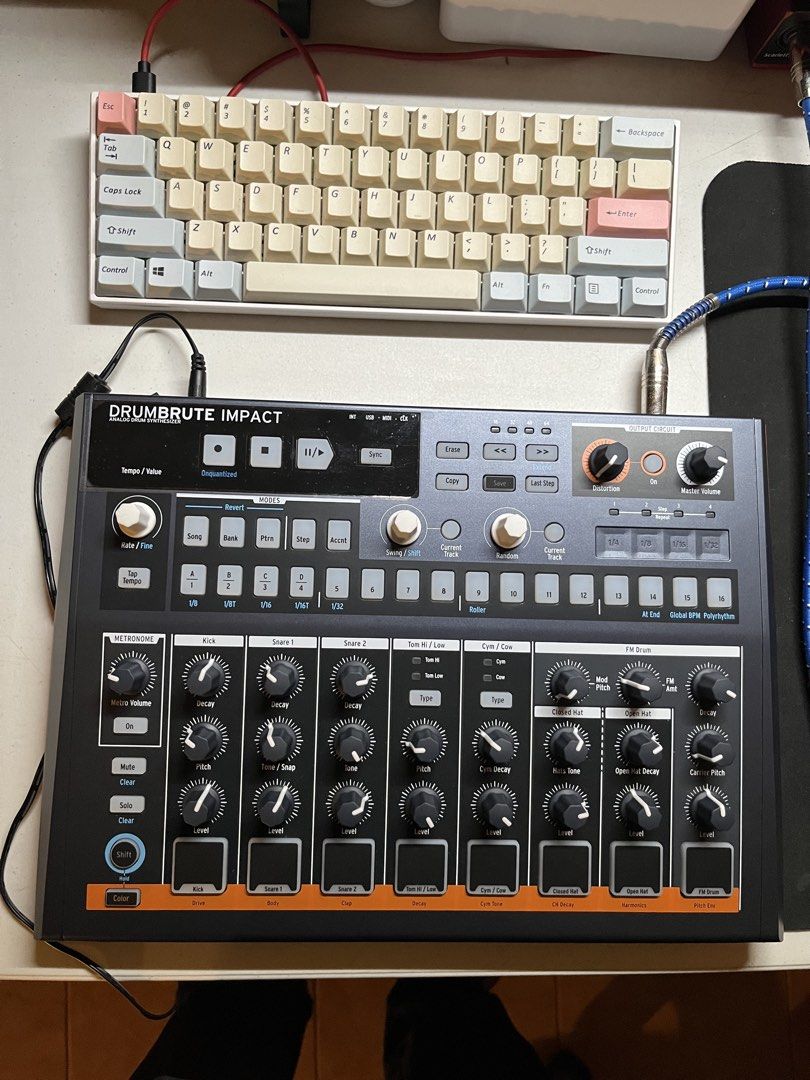 Arturia DrumBrute Impact Analog Drum Machine (Category: Musical Instruments) located in Manila. Submitted by ryanjacob22 (Listing ID 1461282123, Image 3). Description: Arturia DrumBrute Impact - analog drum machine Php 15,000 only No issues, good as new Comes with box RFS: not being used .