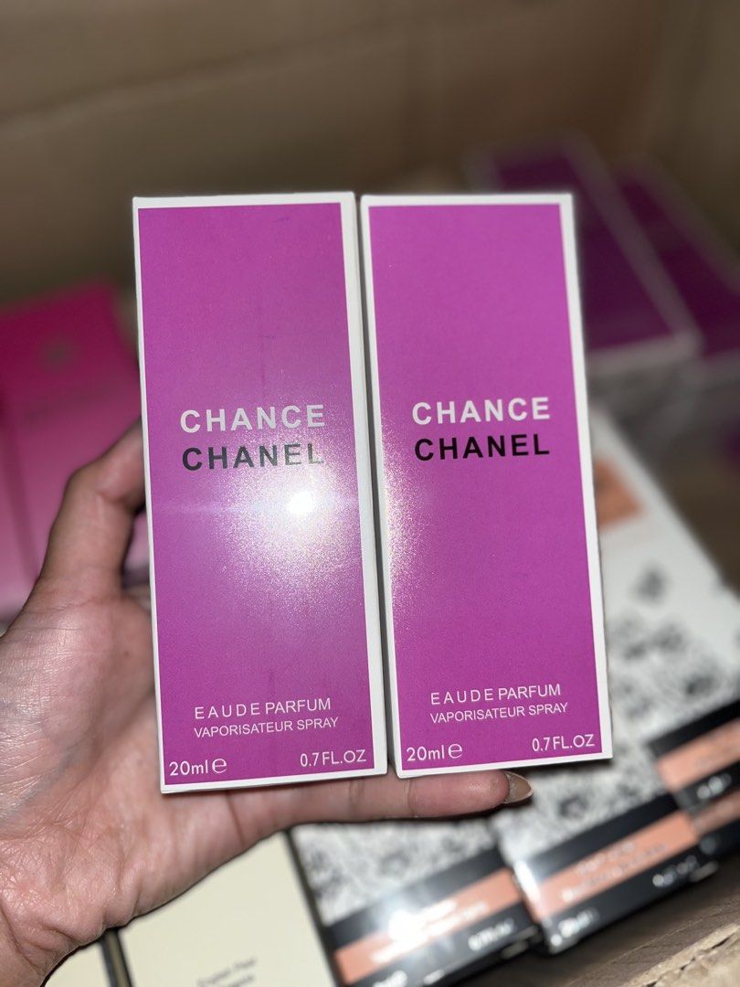 Assorted Designer Perfume Miniatures - 20ml (Category: Fragrance & Deodorants) located in Baguio. Submitted by astreet_finds26 (Listing ID 1461153579, Image 3). Description: - Bundle of 4 x 20ml perfume miniatures - Includes: Chanel Chance Eau de Parfum, Gucci Flora Gorgeous Gardenia, Versace Bright Crystal, My Burberry Eau de Parfum - All are spray bottles - Ideal for sampling fragrances or travel - Grab these popular scents now!.