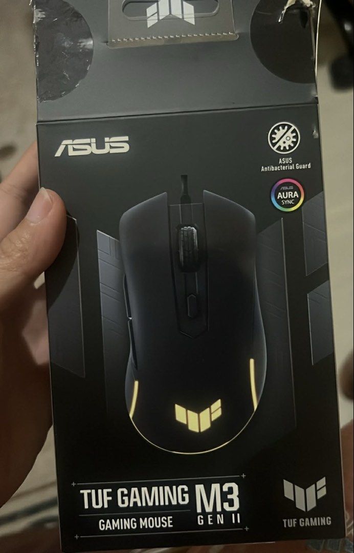 Asus TUF Gaming Mouse M3 Gen II (Category: Mouse & Mousepads) located in Manila. Submitted by kirxa (Listing ID 1461322358, Image 1). Description: Wired.