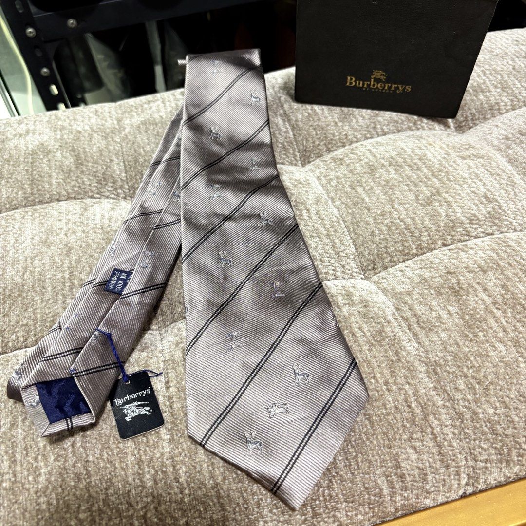 Authentic Burberrys London Grey Neck Tie (Category: Ties) located in Binangonan. Submitted by makoleksyon (Listing ID 1461229594, Image 3). Description: Brand new Dead stock With tag Bought in Japan 💯% Authentic Money back guarantee .