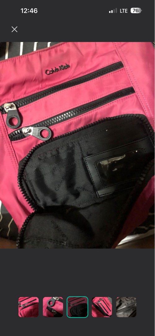 Authentic Calvin klein sling bag/handbag (Category: Luxury Bags & Wallets) located in Caloocan City. Submitted by trebdy01 (Listing ID 1461159382, Image 2). Description: .