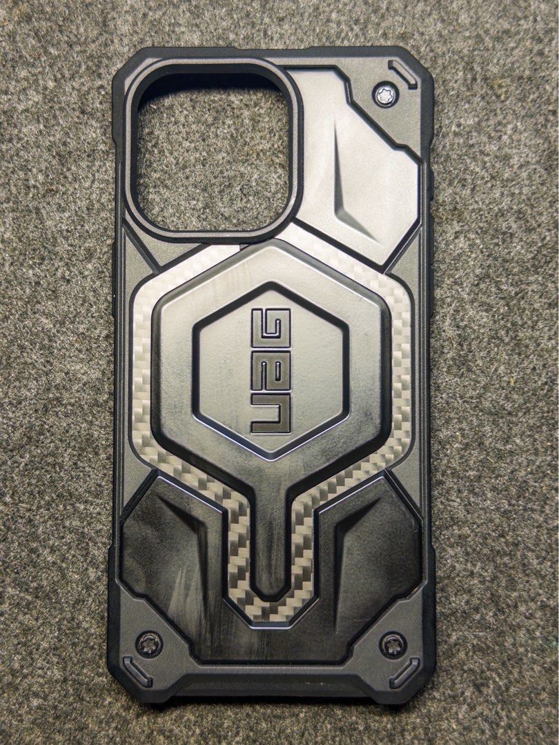 Authentic UAG Monarch Pro Kevlar iPhone 15 Pro Max Case (Category: Cases & Sleeves) located in Pasig City. Submitted by nulltokki (Listing ID 1461267250, Image 1). Description: - Authentic UAG Monarch Pro Kevlar Case - for iPhone 15 Pro Max model - No issue, well kept - No Box, but will have replacement - Prefer Lalamove shipping 📍 Location: Pasig City rfs: upgrading.