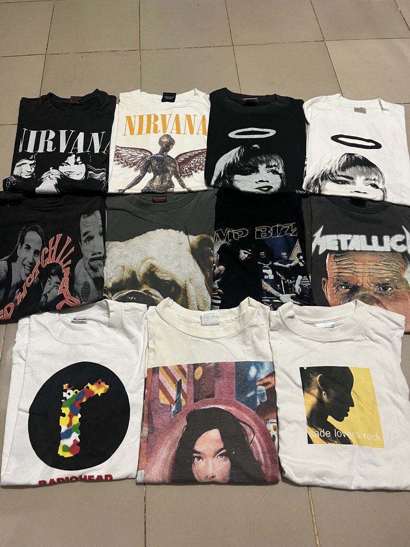 BAND SHIRTS THAI BOOT (Category: Tshirts & Polo Shirts ) located in Alitagtag. Submitted by kuysjireh (Listing ID 1461192602, Image 1). Description: SADE LARGE BJORK LARGE RADIOHEAD LARGE.