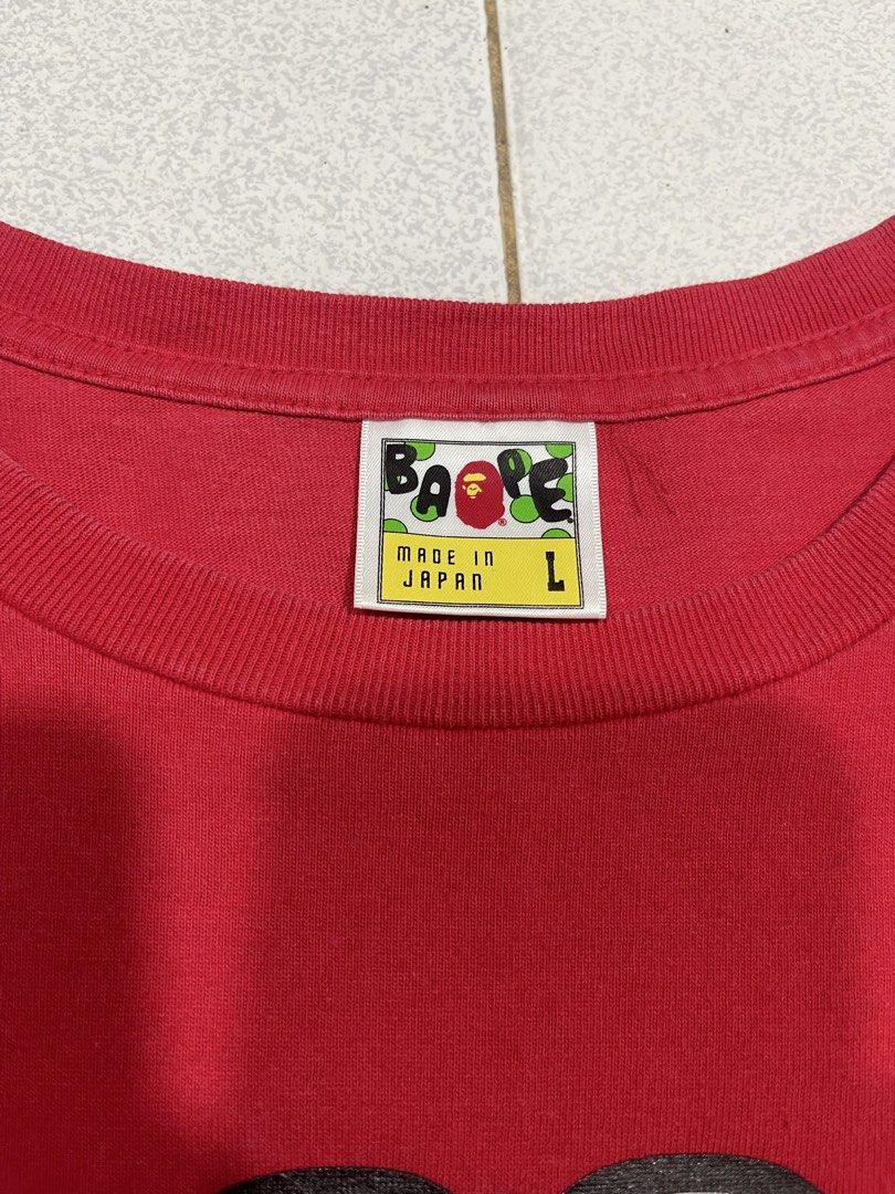 Bape Baby Milo Tshirt (Category: Tshirts & Polo Shirts ) located in Mandaue City. Submitted by MJ_80 (Listing ID 1461200202, Image 2). Description: Bape Baby Milo Tshirt Large Dimes : 21 X 27 See photos for measurements Minor issue on last photo. Price : 1,450.