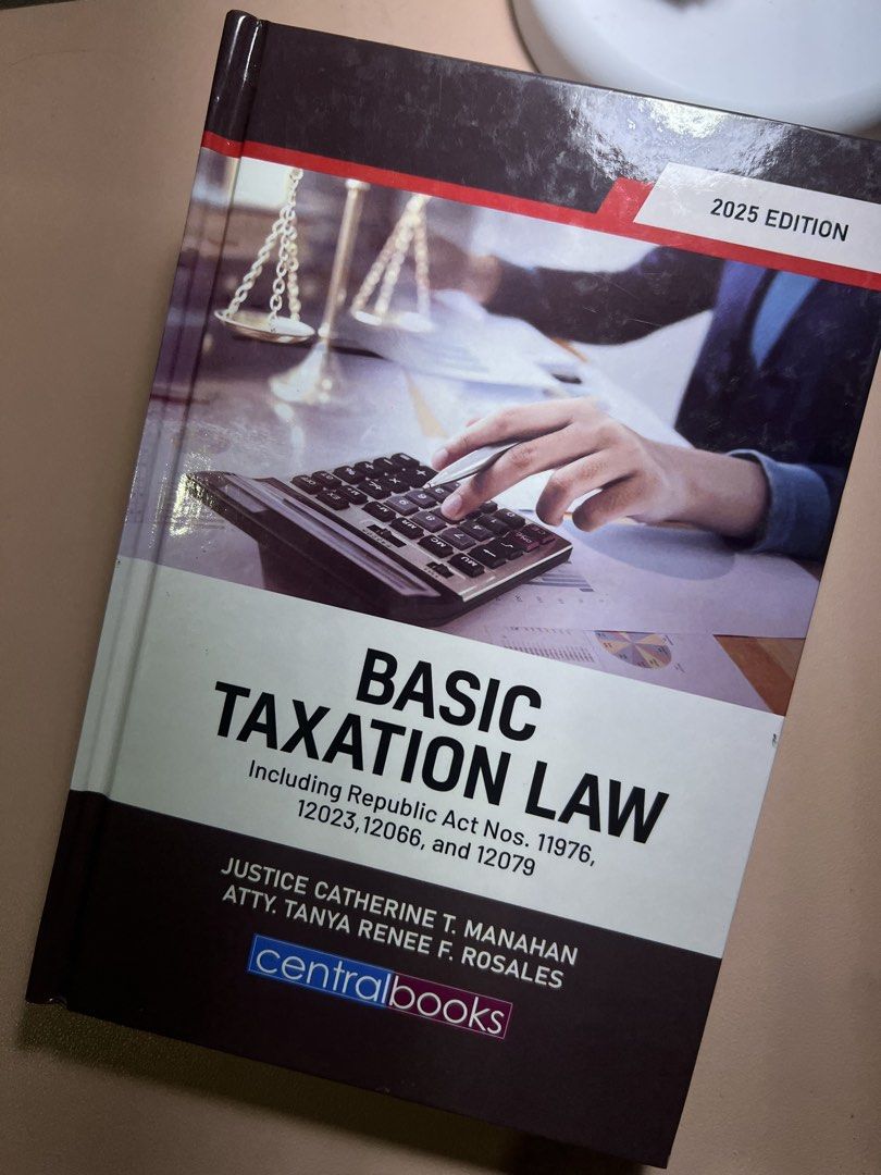 Basic Taxation Law (Category: Textbooks) located in Makati City. Submitted by sirifinds (Listing ID 1461273996, Image 1). Description: .