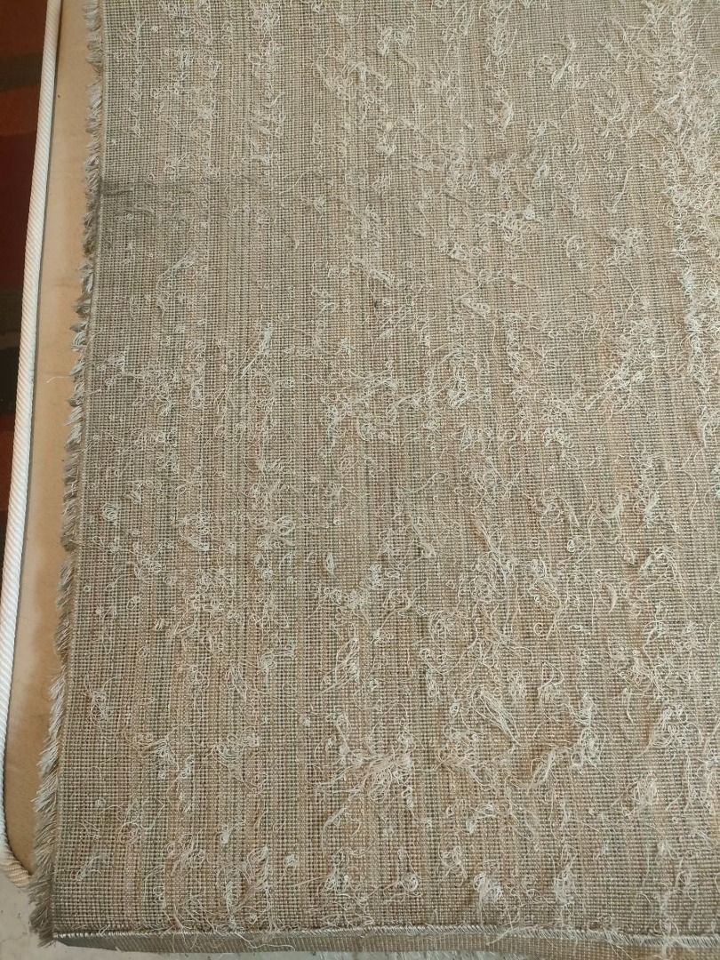 Benevento Plus Machine Made Carpet - Beige (Category: Carpets, Mats & Flooring) located in Caloocan City. Submitted by rise-edge (Listing ID 1461304563, Image 3). Description: - Beige machine-made carpet - Dimensions: 75 inches (Length) x 55 inches (Width) - Brand: Benevento Plus, Kings Carpets - Care: Vacuum regularly, spot clean with mild detergent solution or approved cleaning fluid..