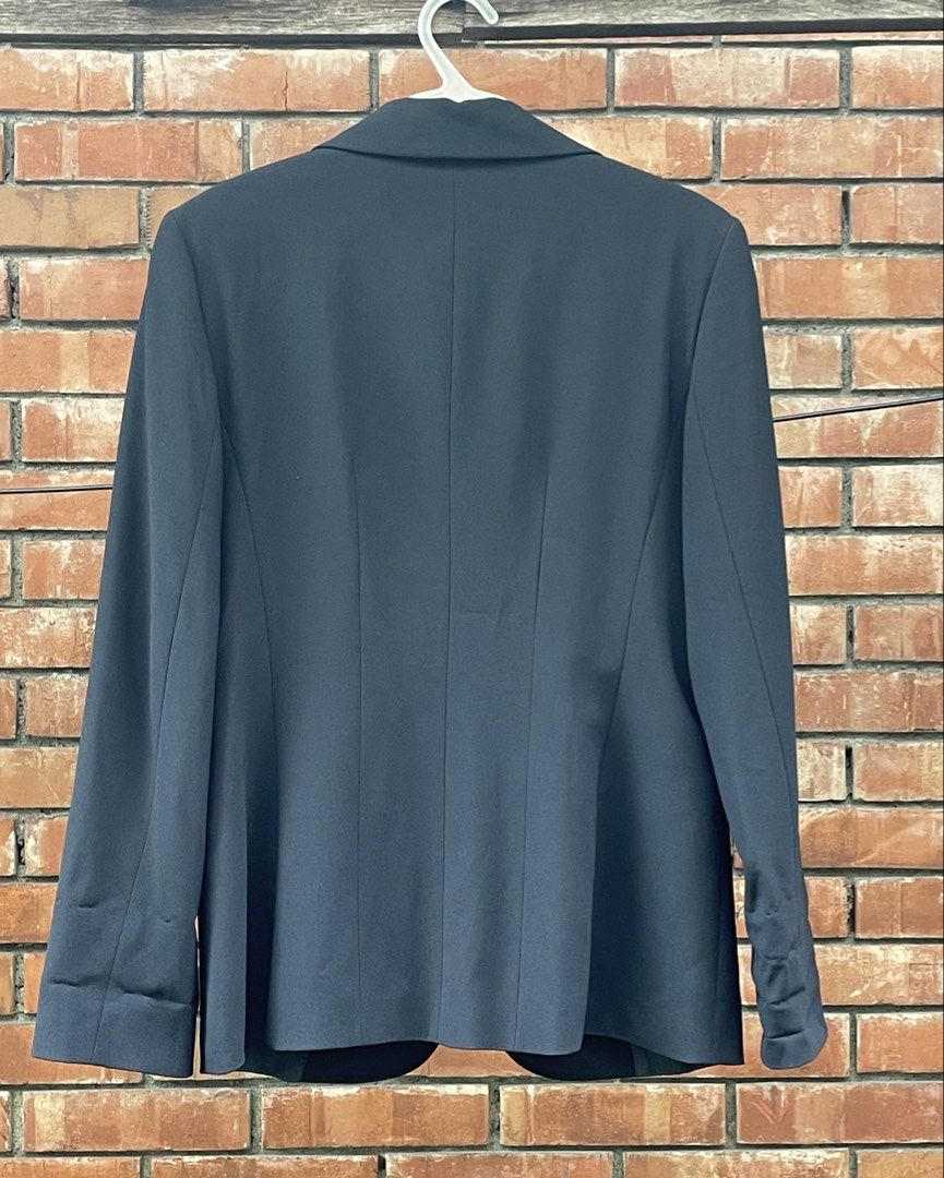 Black blazer (Category: Others Tops) located in Quezon City. Submitted by liama (Listing ID 1461129960, Image 2). Description: Classic blazer w unusual faux crystals on lapel Lined; 4 hooks fastening Italian brand Motivi < 2-day reservation period; GCash; buyer books/pays for pick up : QC: EDSA-GMA area, OR if u r in vicinity i cn jst hand it over to u>.