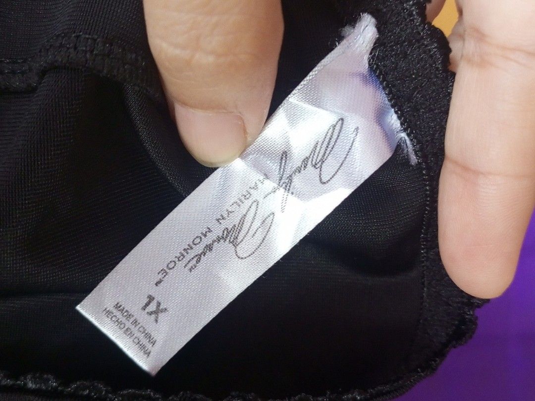Black Lace Panty Size: 1x (Category: Undergarments & Loungewear) located in Navotas City. Submitted by vanilla_sandalwood (Listing ID 1461177364, Image 3). Description: -Brand: Marilyn Monroe -Size:1X -Color: Black -Hiwaist Lace Panty -like New -Good Condition -ukay po ito wash na.