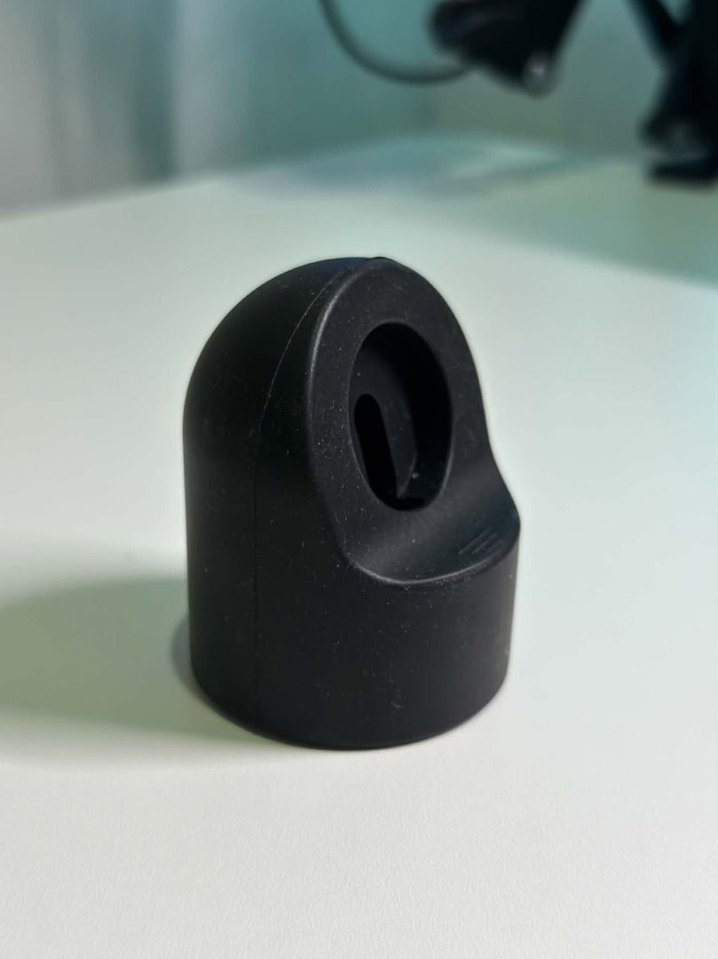 Black Silicone Watch Charging Stand (Category: Wearables & Smart Watches) located in Makati City. Submitted by rs_listings (Listing ID 1461240319, Image 1). Description: - Black silicone smartwatch charging stand - Keeps your watch upright and secure while charging - Simple and functional design for easy use - Perfect for your desk or nightstand - Compact size for any space **RETURN POLICY** All items are sold as described. Please inspect and tes