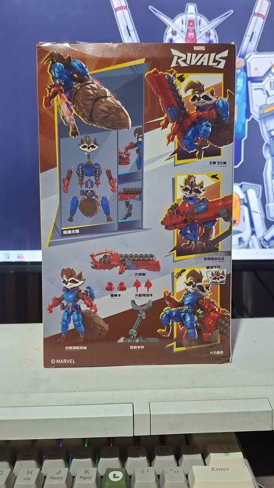 Blokees Rocket Racoon Champion Class (Category: Action & Battle Toys) located in Imus. Submitted by ToyBlazePH (Listing ID 1461284369, Image 3). Description: - BLOKES Marvel Rivals Rocket Raccoon model kit - Supercharged Edition - Build your own Rocket Raccoon figure - Comes with weapons and accessories - Recommended for ages 14+ - Perfect for Marvel fans and model builders.