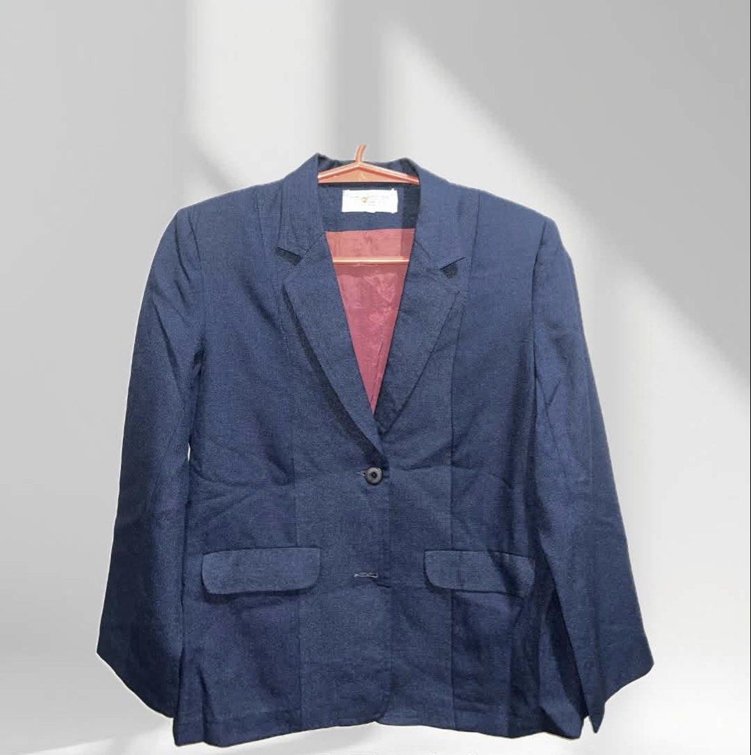 Blue Formal Long Sleeves Coat (Category: Coats, Jackets and Outerwear) located in Manila. Submitted by silasmomma42.0 (Listing ID 1461263168, Image 1). Description: .