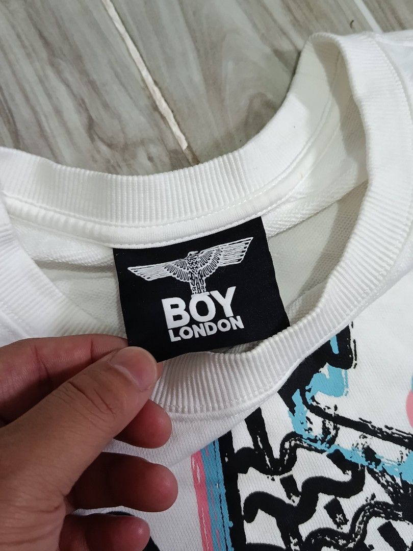 BOY LONDON SWEATER JACKET (freeshipping) (Category: Coats, Jackets and Outerwear) located in Quezon City. Submitted by gyl-stop (Listing ID 1461128704, Image 3). Description: free shipping 22 x 25 excellent condi cr: 9.8/10 issue: none.