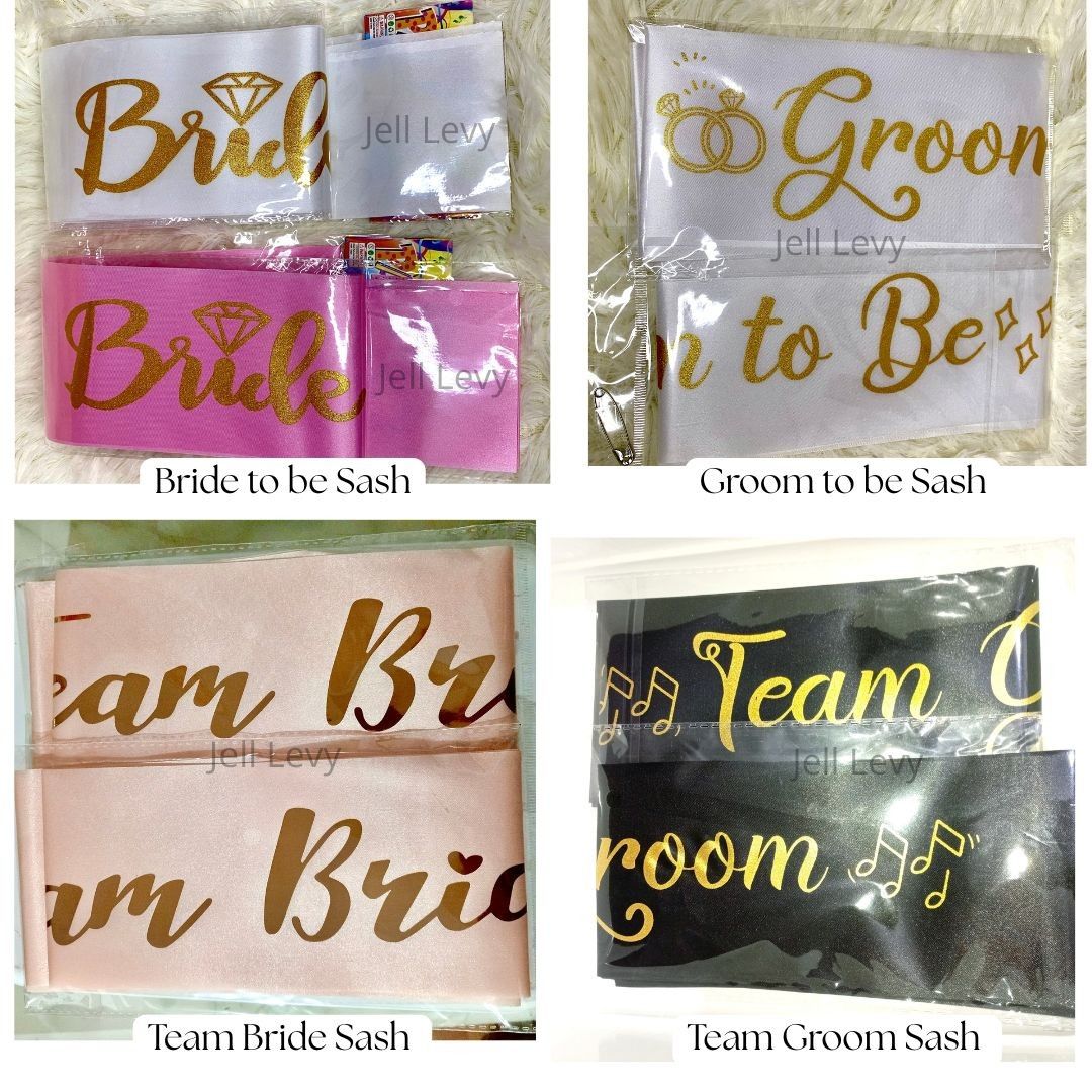Bridal Shower Party Set | Bride to be (Category: Occasions & Party Supplies) located in Quezon City. Submitted by kingcopartysupplies (Listing ID 1461232033, Image 3). Description: ✅ SAME DAY DELIVERY ✅ RUSH ORDER ‼️ALL AVAILABLE ONHAND‼️ - Bride to be party set - Groom & Bride to Be Foil Balloons - Bride to be foil Balloons - Team Bride Sash - Bride to be Sash - Team Groom Sash - Bridal Shower accessories - Bridal Decor Sets Payment thru: ✓ GCas