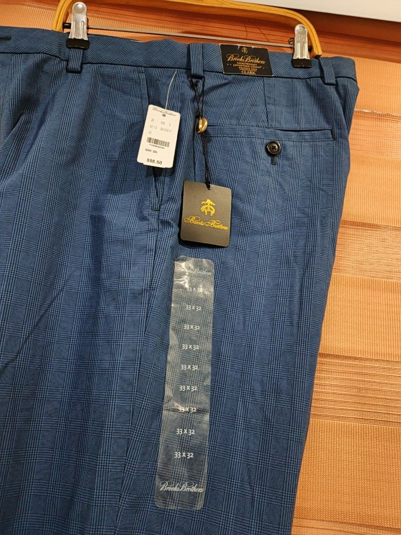 Brooks Brothers Advantage Chino Clark Pants (Category: Trousers) located in Cabuyao City. Submitted by dthrifts (Listing ID 1461286028, Image 2). Description: 33-34 W 42.5 L Authentic Brand New W/ Hangtags.