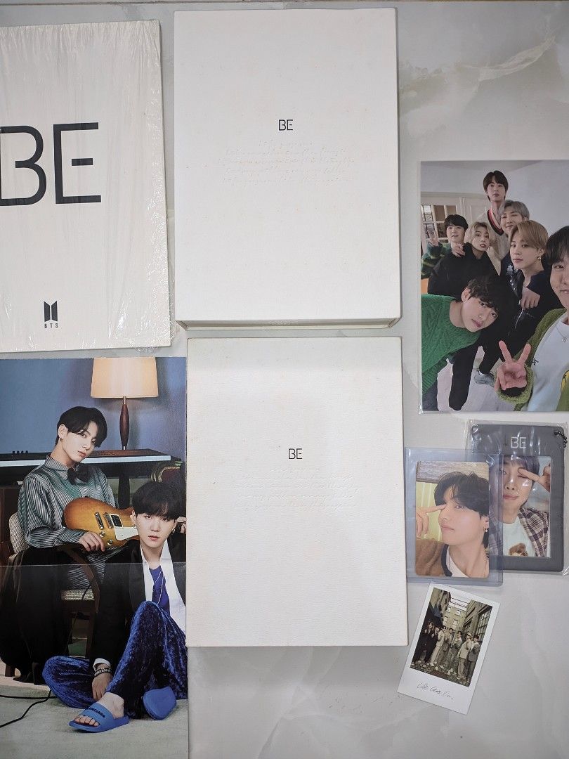bts - be deluxe + essential bundle complete album (Category: CDs & DVDs) located in Pasig City. Submitted by pottyhead.22 (Listing ID 1461205494, Image 1). Description: PS: repriced from 1,500 selling price. super discounted na - 1st Press release - selling as bundle/set - complete inclusions with pc, photo frame, POB, group polaroid, and 1st press benefits - see pics - nego for sure buyer, pls mssg.