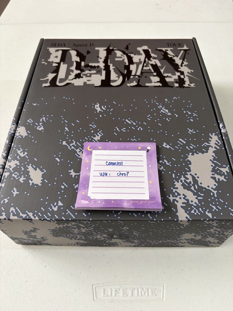 BTS Merch Box #15 SUGA Agust D TOUR D-DAY (Category: K-Wave Merchandise) located in Angeles City. Submitted by chro7 (Listing ID 1461222444, Image 2). Description: 💕 Agust D TOUR D-DAY Merch Box #15 - Candle Holder, Fan w/ Pouch, Keyring - no pc 💕 inclusions: see photo 💕 no issues 💕 unsealed, only to get pc. Contents UNUSED 💕 payo 💕 mop: Gcash / Instapay 💕 RFS: decluttering, need funds for school 💕 buyer pays shipping fee via COD only ⚠️ 