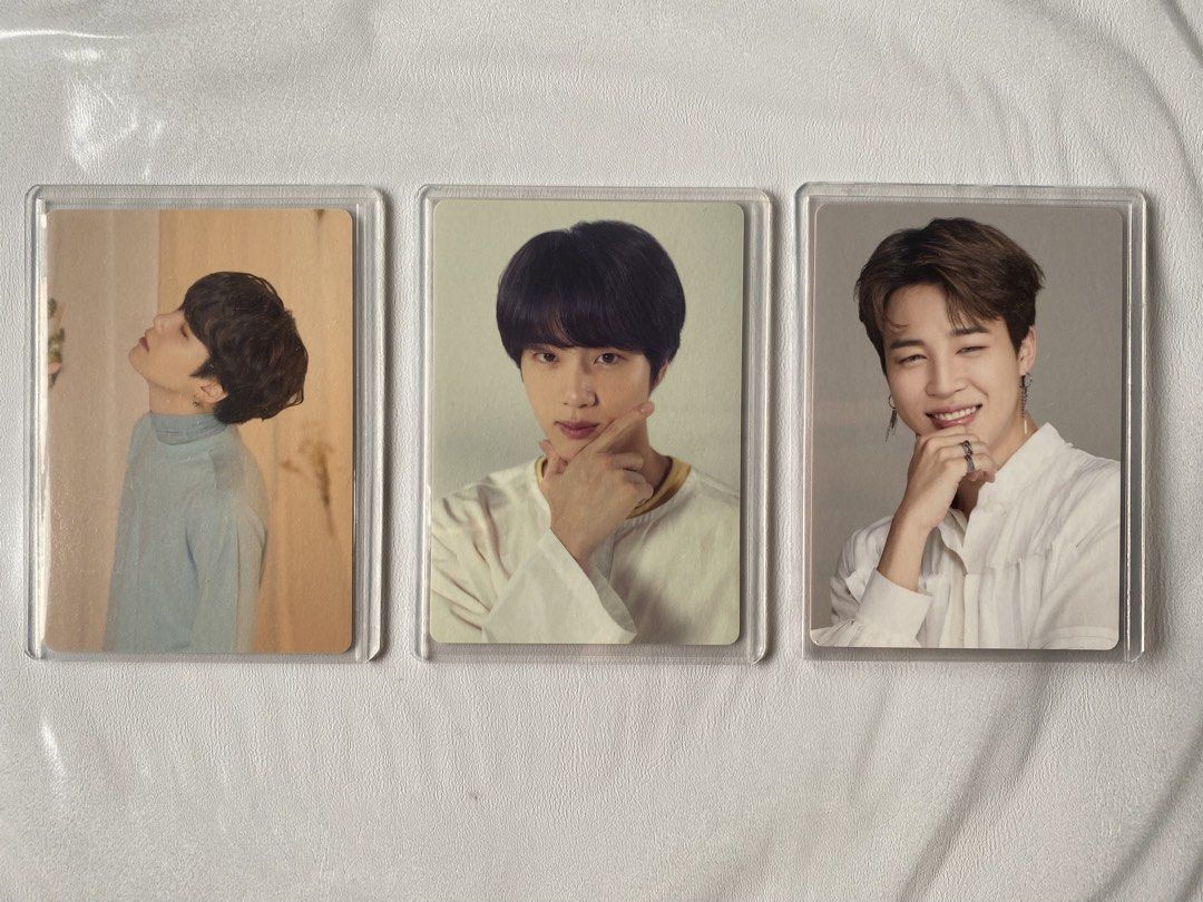 BTS Mini Photocard Love Yourself / Speak Yourself (Category: K-Wave Merchandise) located in Muntinlupa City. Submitted by glossrunch (Listing ID 1461121076, Image 1). Description: P500 set + lsf *LY Tour and LY SY loose mini pc *stored with sleeves and toploader rfs: decluttering Gcash / BPI J&T 🏷️ bts rm jin suga jhope jimin v jungkook arirang ly sy.