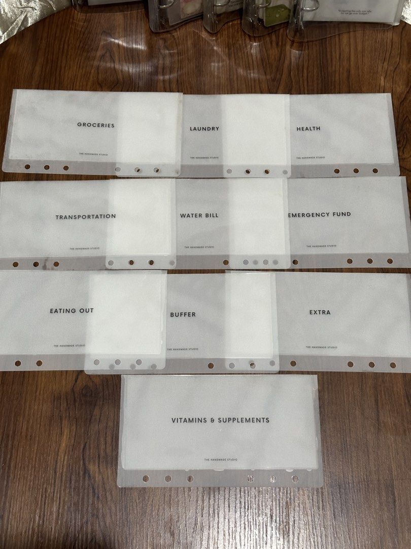 Budgeting Plan Envelope Cash Stuffing Savings Challenge Bundle (Category: Stationery & School Supplies) located in Quezon City. Submitted by gentle_le (Listing ID 1461183658, Image 2). Description: - Complete A6 budgeting planner set - Includes binders and cash envelopes - Comes with various savings challenge inserts - Also includes blank envelopes - 3 coin banks - Ideal for managing finances and savings goals - Everything you need to start budge