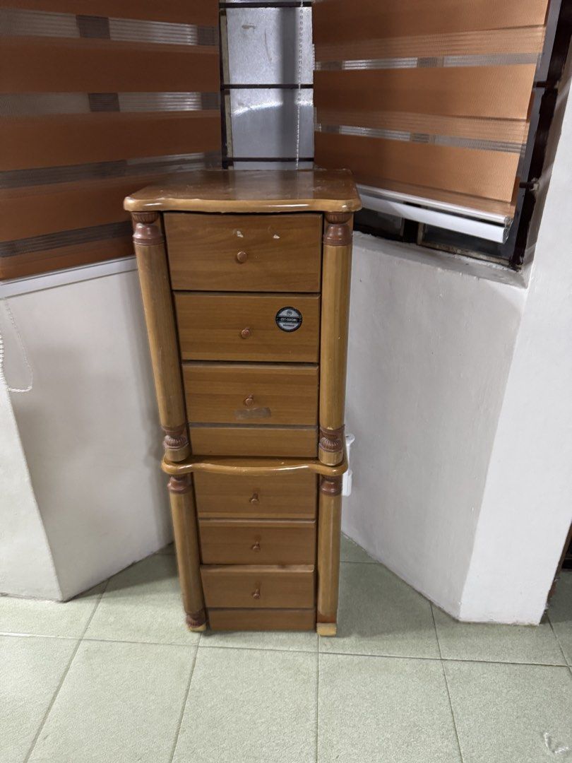 Cabinet drawer (Category: Shelves, Cabinets & Racks) located in Bacoor. Submitted by sdgv_ (Listing ID 1461255917, Image 1). Description: 2 small cabinets (pinagpatong lang namin) Good for small spaces Size 22inch height 15 inch width FLAWS as well used siya, may mga scratches and one last drawer di na ganun ka smooth for open/close. .