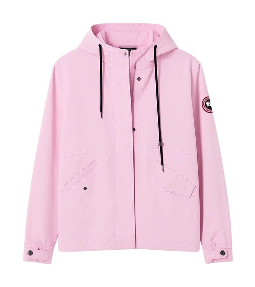 Canada Goose Pink Hooded Jacket with Camo Lining (Category: Coats, Jackets and Outerwear) located in Calamba. Submitted by ealectrice27 (Listing ID 1461183398, Image 1). Description: .