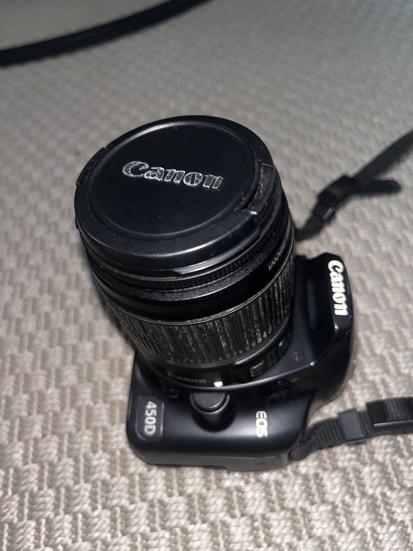 Canon 450D with tripod (Category: Cameras) located in Manila. Submitted by carlmarketplace (Listing ID 1461139243, Image 3). Description: Canon 450D with Tripod Incl: 18-55mm lens Battery x 1 Battery charger x 1 Battery grip Memory card Camera bag.