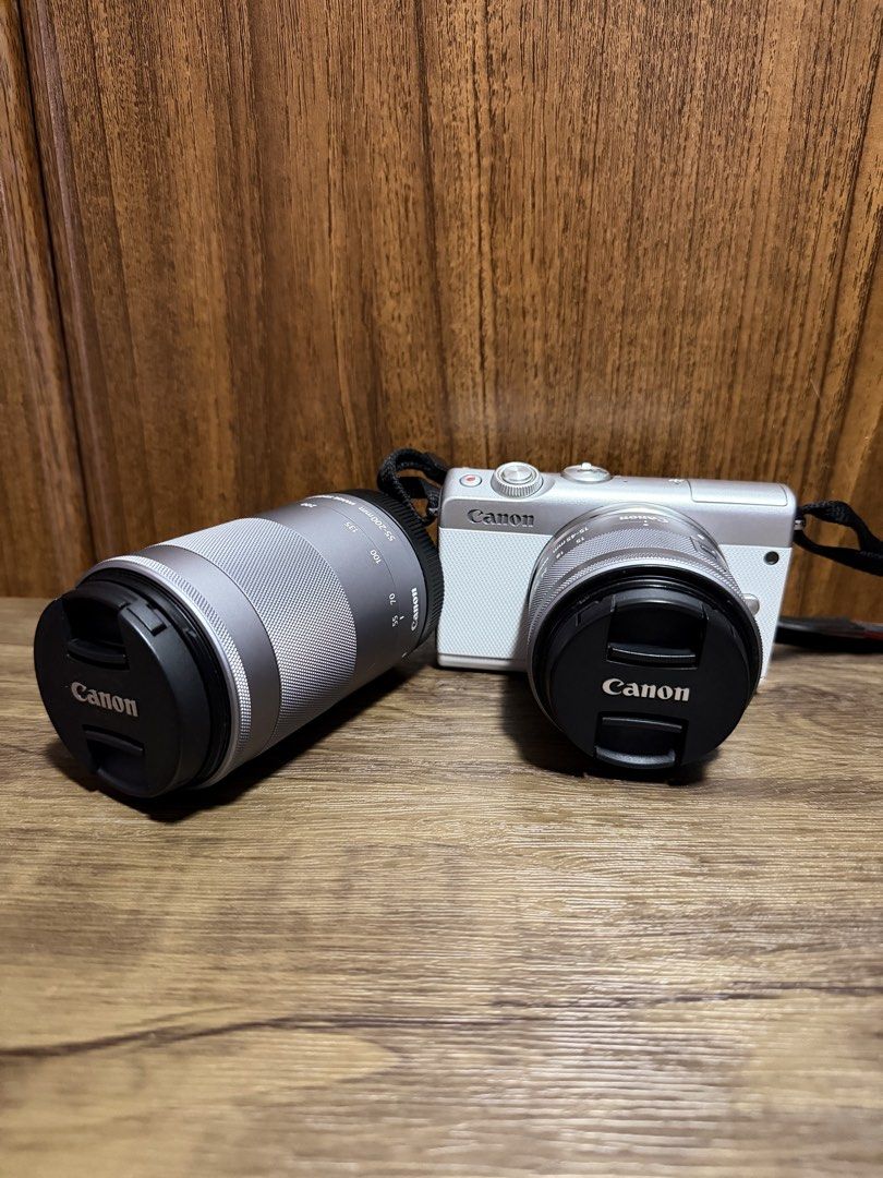 CANON EOS M100 WITH MACRO LENS (BUNDLE SELLING) (Category: Cameras) located in Quezon City. Submitted by knowbuddy_00 (Listing ID 1461184067, Image 1). Description: Original 💯 Macro lens: flawless and good as new, original price is around ₱16,000+ Camera: used with care and for less than 2 years only, original price is around ₱28,000+ Condition: camera and lens are functioning well, including the battery and charger Minor defect: no rubber grip 