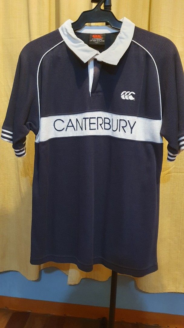 Canterbury Rugby Shirt - medium (Category: Tshirts & Polo Shirts ) located in Quezon City. Submitted by dafodilshanghai (Listing ID 1461288441, Image 1). Description: canterbury rugby shirt from 2010 tagged size medium length: 27 width: 20 nice ribbed pattern fun layering piece.
