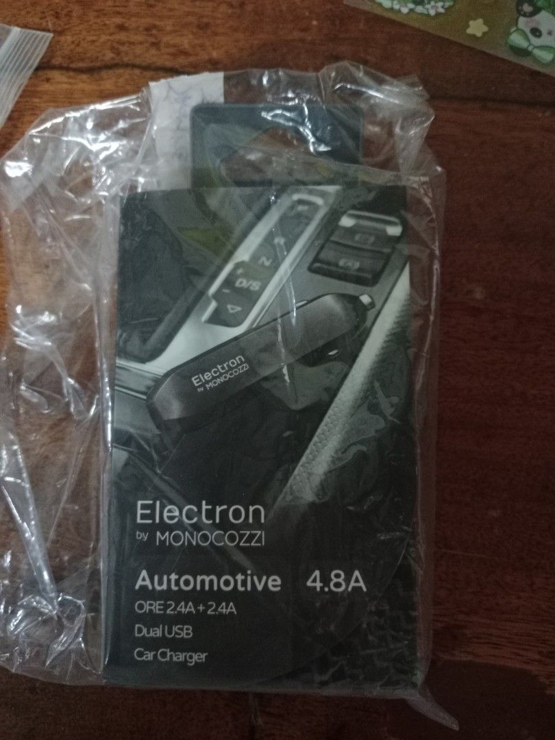 Car Charger (Category: Chargers & Cables) located in Manila. Submitted by jamielleej87951 (Listing ID 1461243556, Image 1). Description: Sealed RFS: Decluttering.