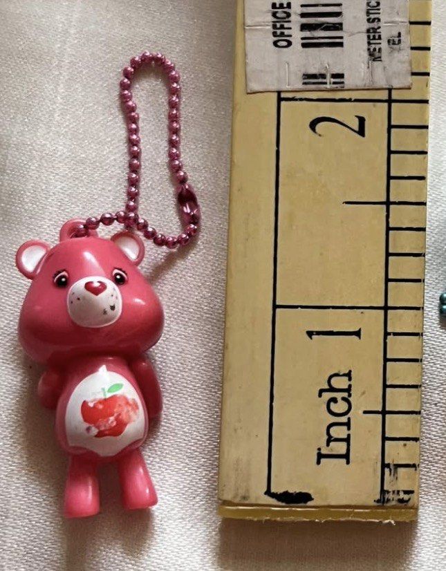Carebear Gus his pink bag charm#3 (Category: Plushies & Soft Toys) located in Paranaque City. Submitted by bonsaiart (Listing ID 1461275452, Image 2). Description: Pre owned Good condition 100+sf Payment via GCASH or paymaya No to meetup No to cop / cod Shipping via j&t only No breaking of set or bundle.