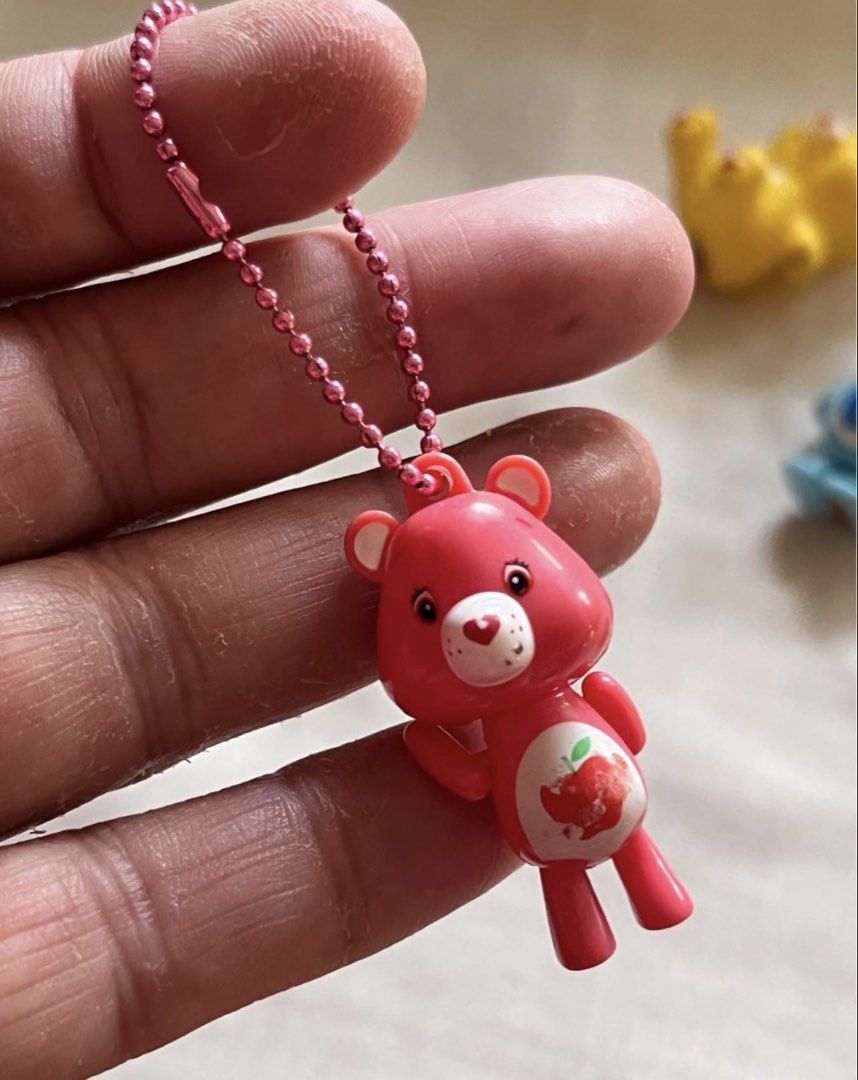 Carebear Gus his pink bag charm#3 (Category: Plushies & Soft Toys) located in Paranaque City. Submitted by bonsaiart (Listing ID 1461275452, Image 1). Description: Pre owned Good condition 100+sf Payment via GCASH or paymaya No to meetup No to cop / cod Shipping via j&t only No breaking of set or bundle.