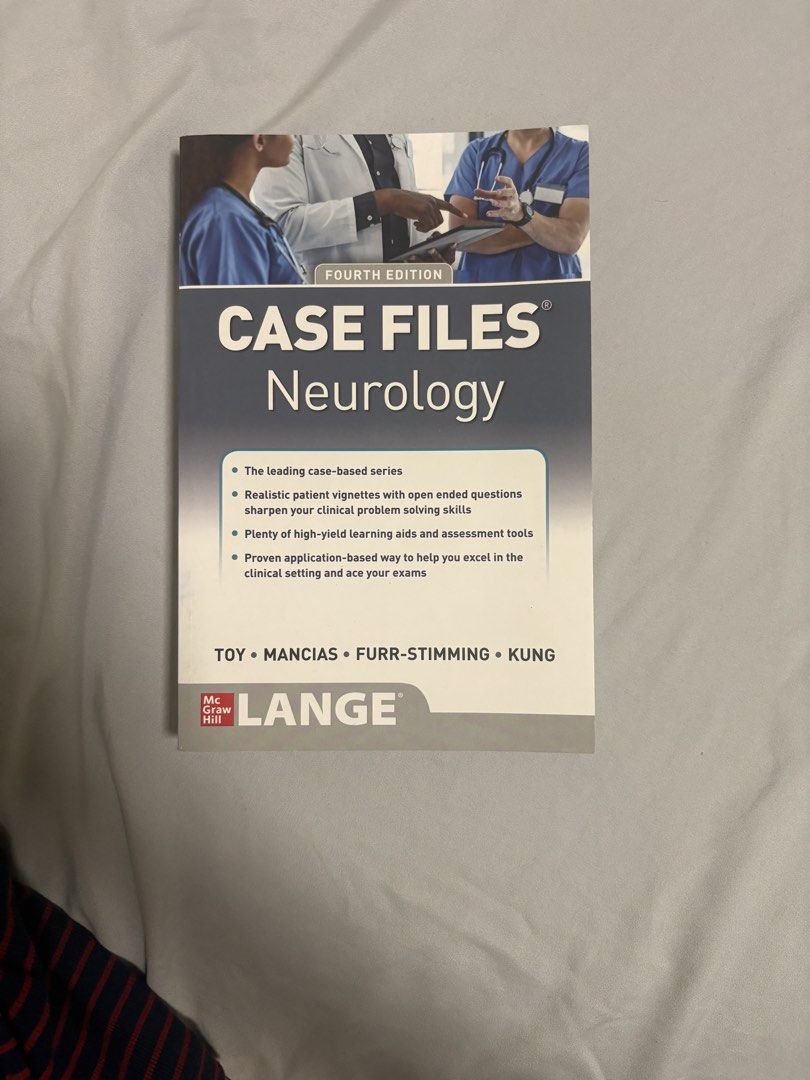 Case Files Neurology Book (Category: Medical Supplies & Tools) located in Manila. Submitted by fameiax (Listing ID 1461256010, Image 1). Description: Literally New. Original price was 4290. No highlights, annotations etc… Price can be negotiable 🥹 Location: QC meetup gateway.