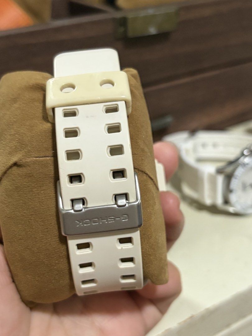 Casio G-Shock GA-300 White Watch (Category: Men's Watches) located in Las Pinas. Submitted by kindredcurations_2025 (Listing ID 1461140294, Image 2). Description: RFS: Decluttering - Water Resistant 200m - Shock Resistant - Anti-magnetic structure - Steel back - Selling as is.