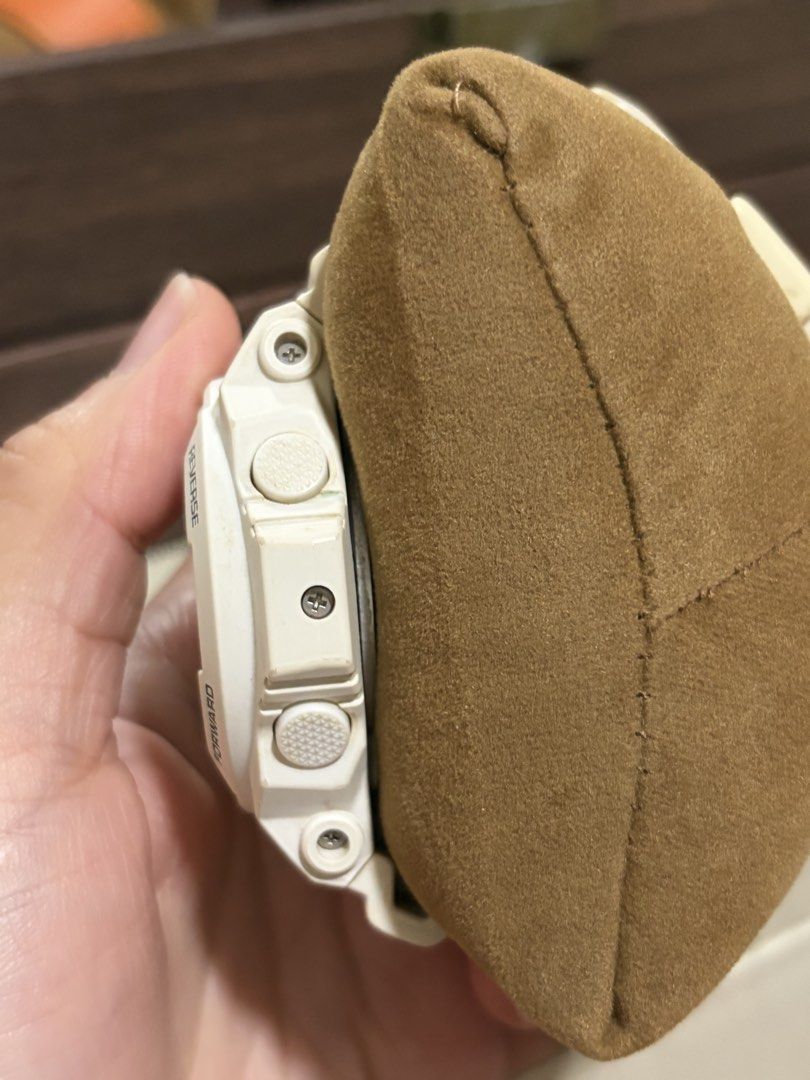 Casio G-Shock GA-300 White Watch (Category: Men's Watches) located in Las Pinas. Submitted by kindredcurations_2025 (Listing ID 1461140294, Image 3). Description: RFS: Decluttering - Water Resistant 200m - Shock Resistant - Anti-magnetic structure - Steel back - Selling as is.