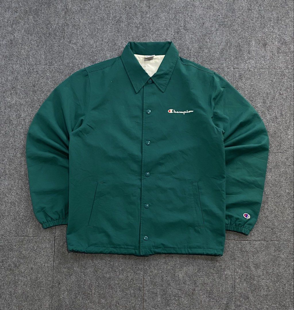 Champion coach jacket (Category: Coats, Jackets and Outerwear) located in Manila. Submitted by j4y_thrift (Listing ID 1461191824, Image 1). Description: Note: Color may due to lightning conditions please please manage your expectations since item are used.