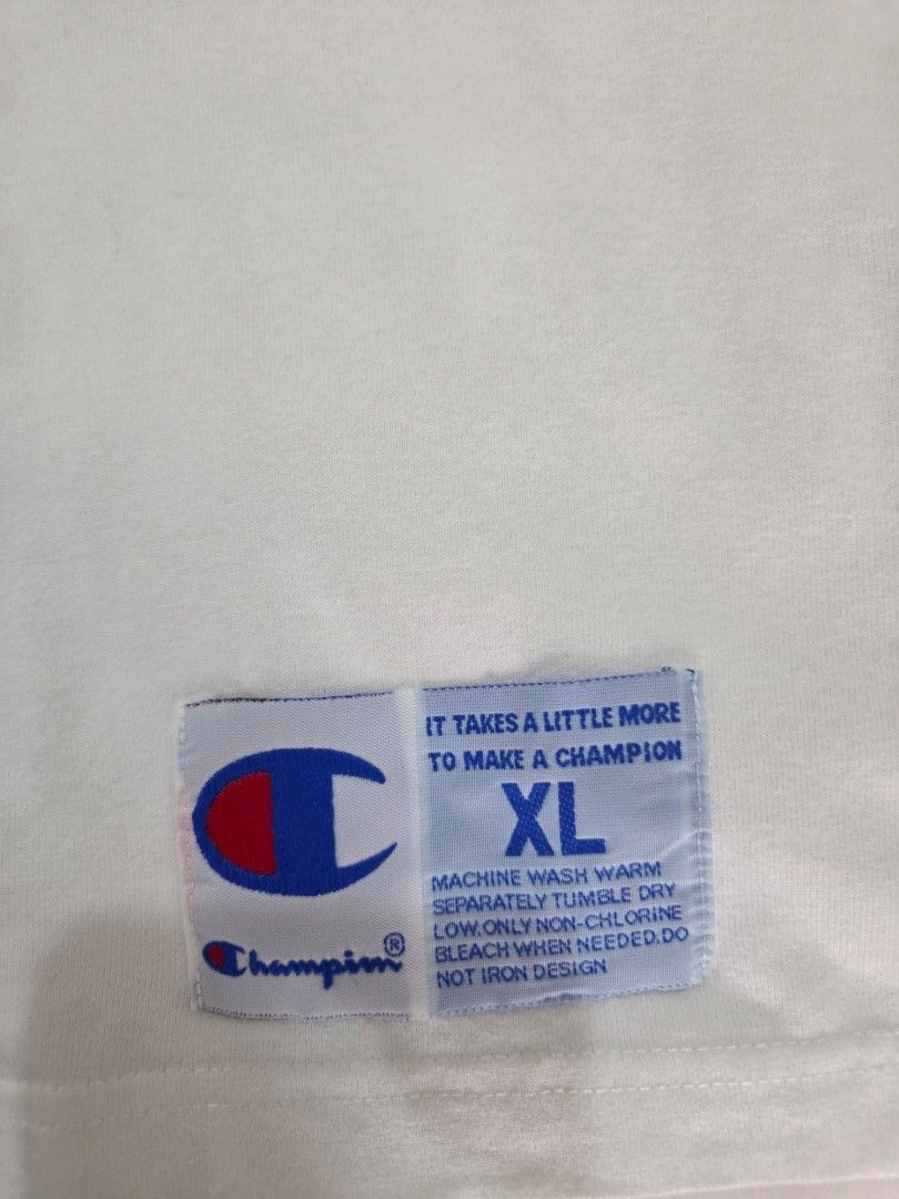 Champion Tshirt (Category: Tshirts & Polo Shirts ) located in Quezon City. Submitted by ams_cz4a (Listing ID 1461143240, Image 3). Description: original champion tshirt bought it at taiwan both size XL 1k each.