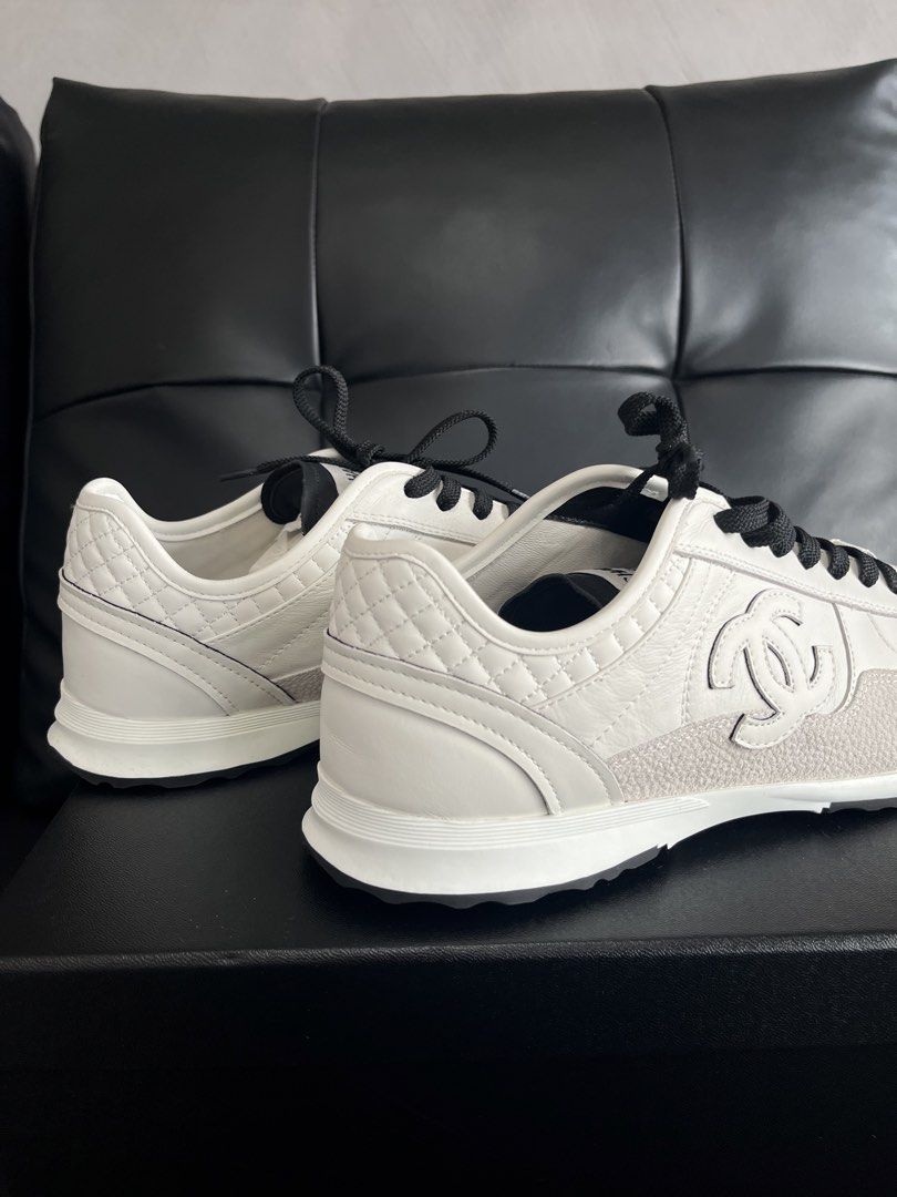 Chanel Low-Top Trainers Sneaker (Category: Sneakers & Footwear) located in San Fernando. Submitted by archivalhighlights (Listing ID 1461237457, Image 3). Description: Chanel Low-Top Trainers Sneaker SS25 Condition:10/10 (new) Size:44 mens Inclusion:Box,2dustbag Perfectly for casualties..