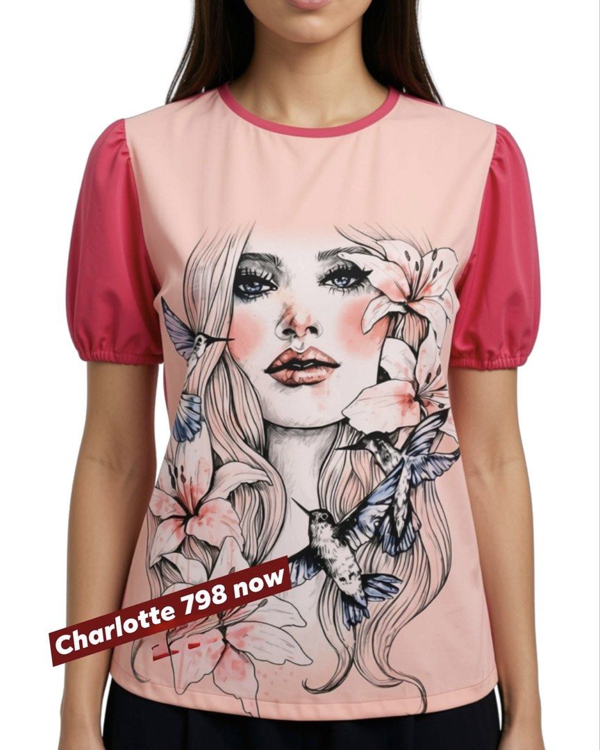 Charlotte pink blouse (Category: Blouses) located in Taguig. Submitted by happy.viascloset (Listing ID 1460702663, Image 2). Description: .